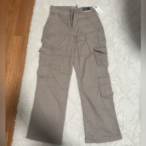 BNWT Abercrombie and Fitch curve love high rise relaxed cargo pant